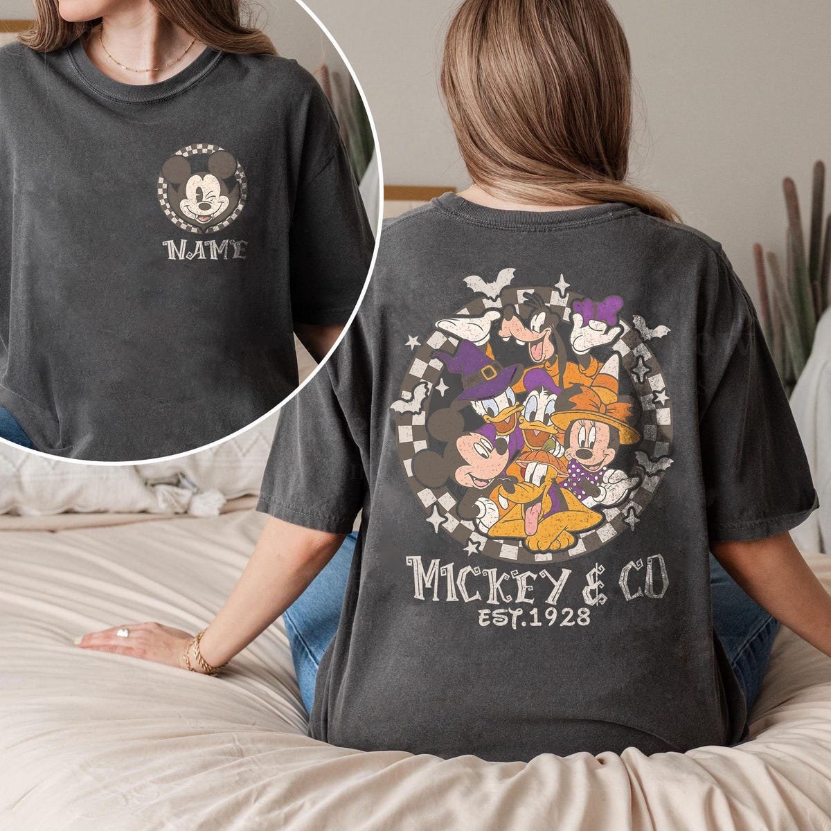 Retro Mickey Halloween Shirt Disney Family Trip Tee