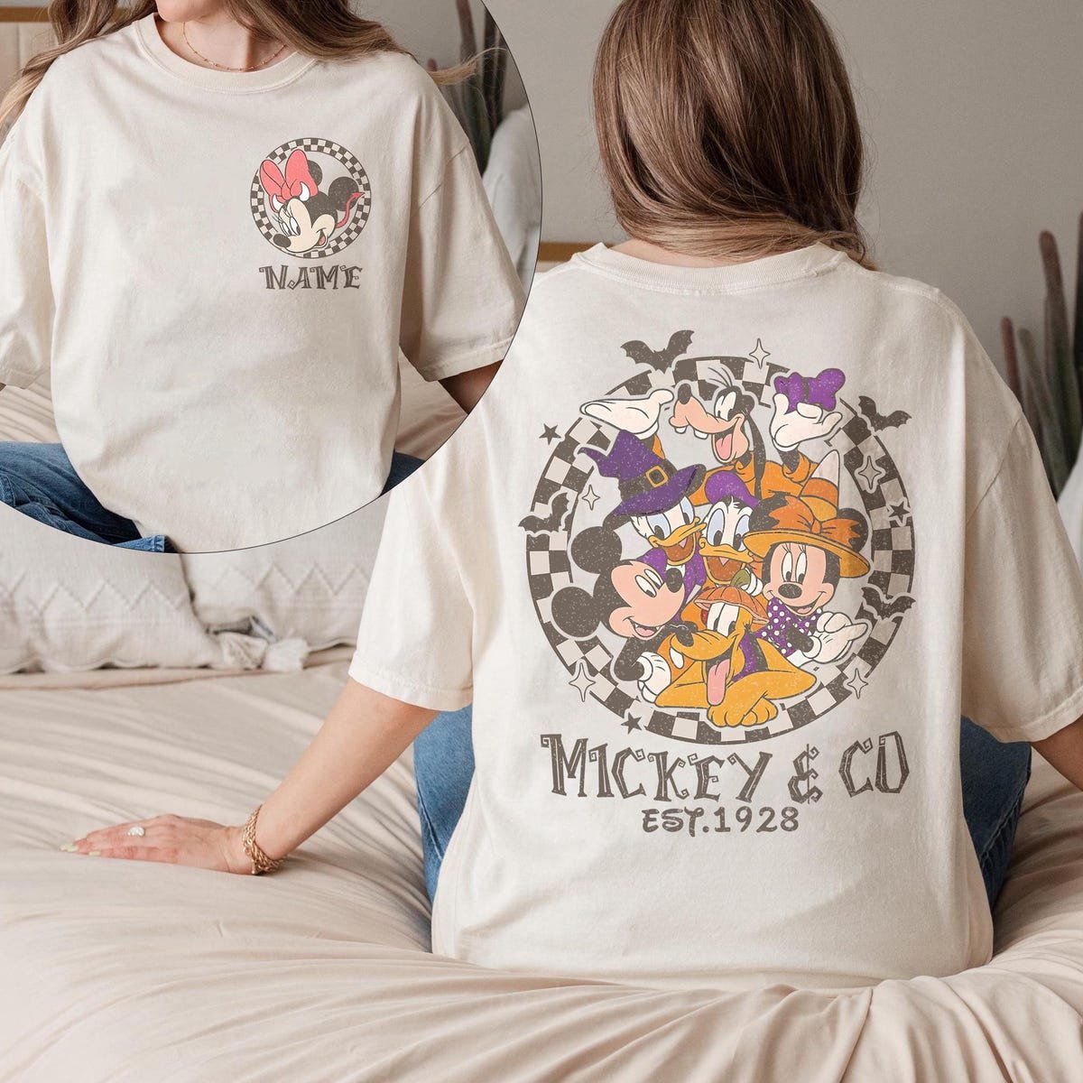 Retro Mickey Halloween Shirt Disney Family Trip Tee