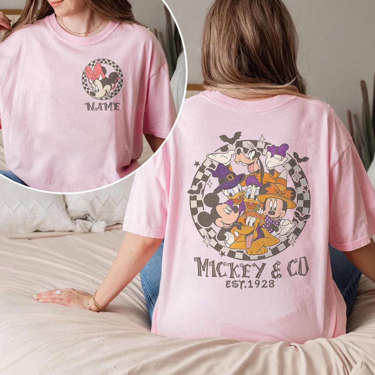 Retro Mickey Halloween Shirt Disney Family Trip Tee