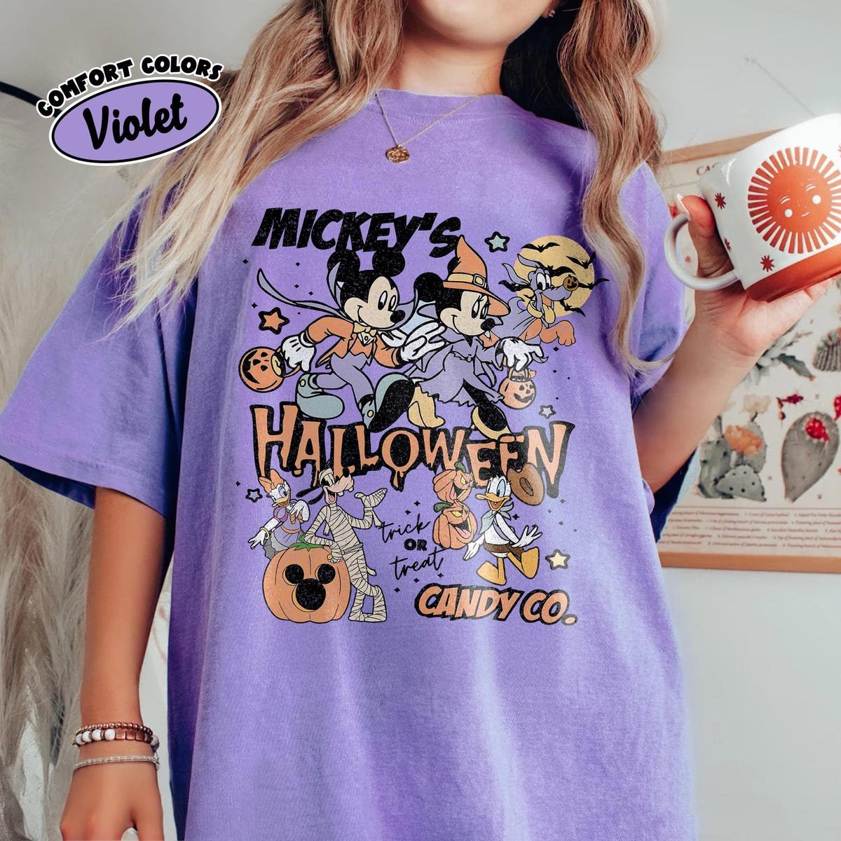Retro Mickey Halloween Shirt Vintage Disney Tee