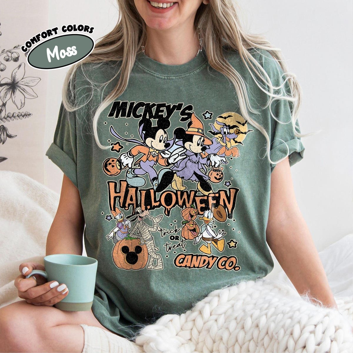 Retro Mickey Halloween Shirt Vintage Disney Tee