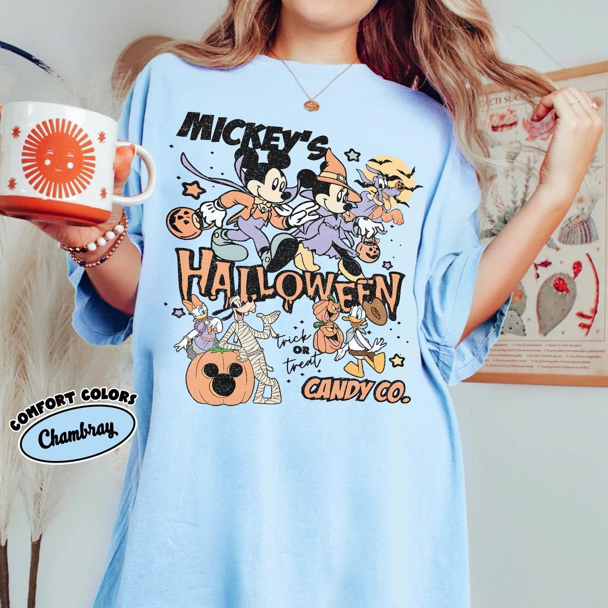 Retro Mickey Halloween Shirt Vintage Disney Tee