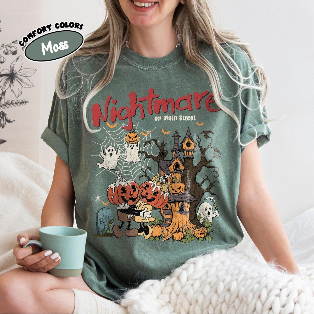 Retro Mickey Minnie Halloween Shirt Disney Trip 2025 Family Tee