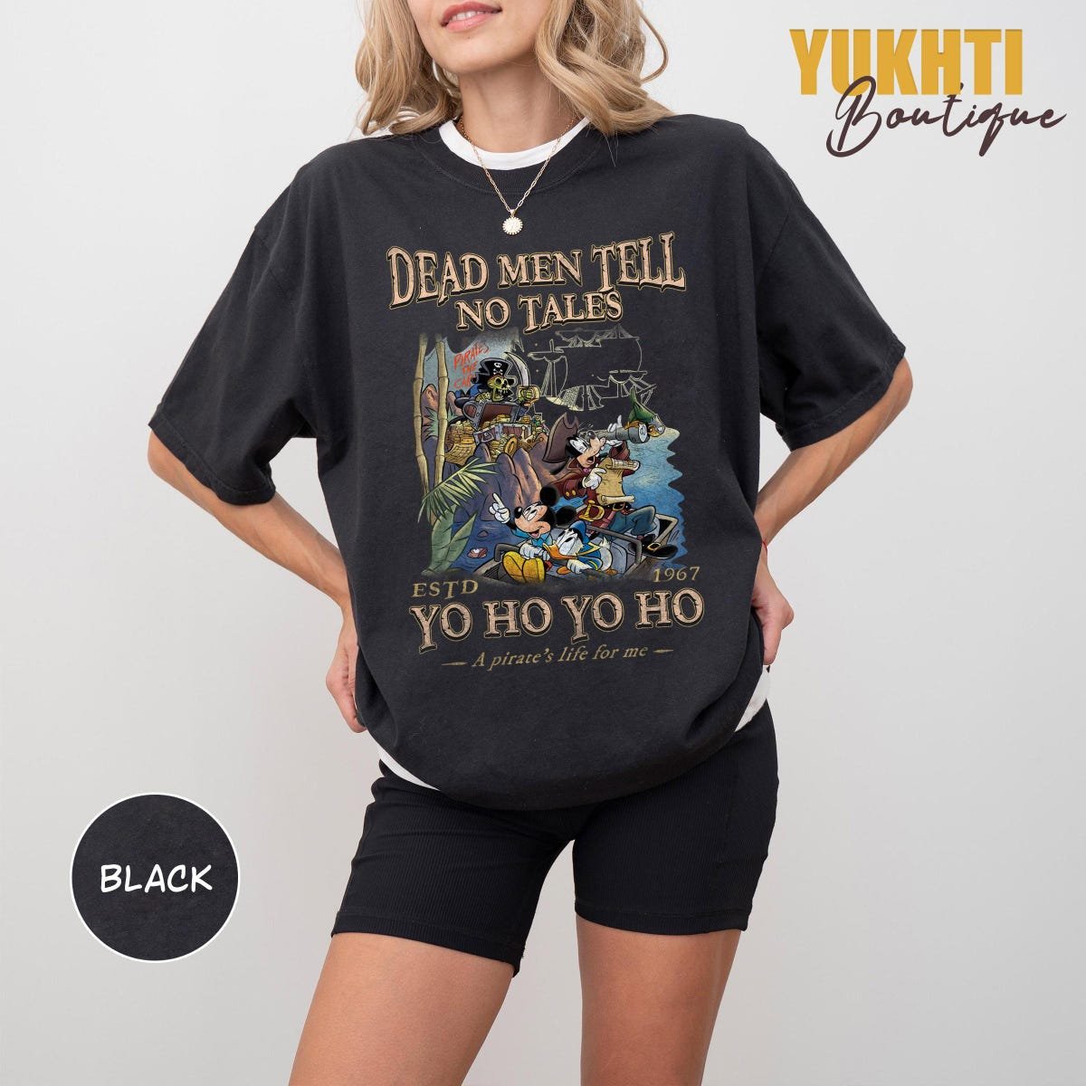 Retro Mickey Pirates Caribbean Shirt Family Tee Disney Trip 2025