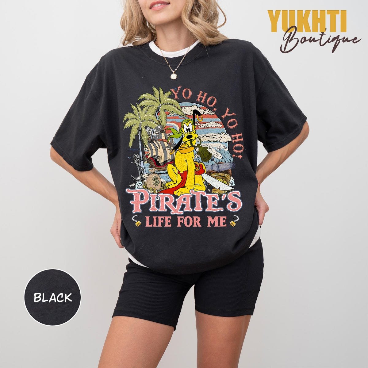 Retro Pirate Disney Tee Custom Character Shirt Mickey Friends Vacation