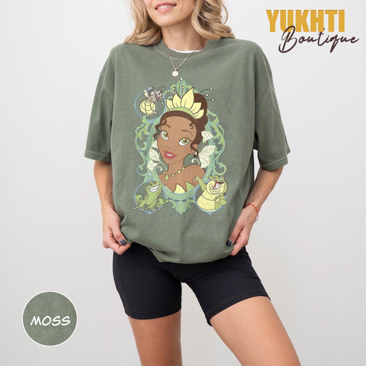 Retro Princess Tiana Shirt Disney Graphic Tee Magic Kingdom Apparel