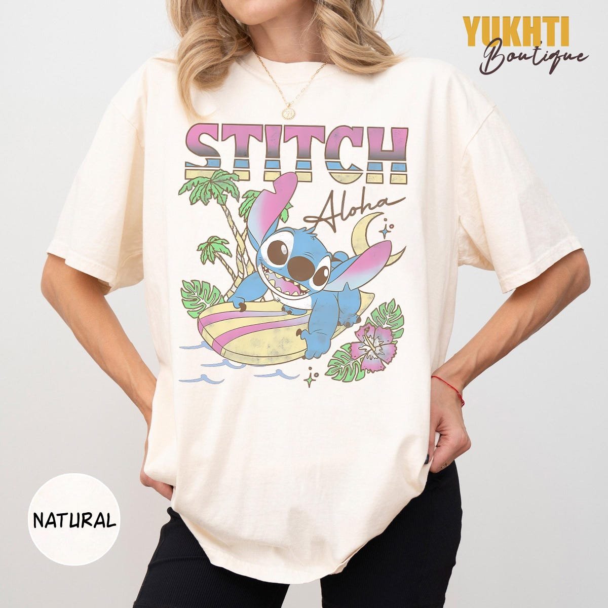 Retro Stitch Beach Shirt Disney Vacation Apparel