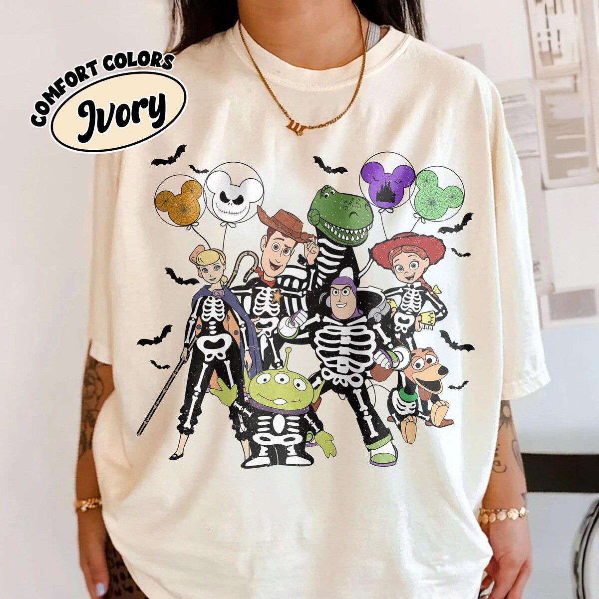 Retro Toy Story Halloween Shirt Disney Pixar Mummy Tee