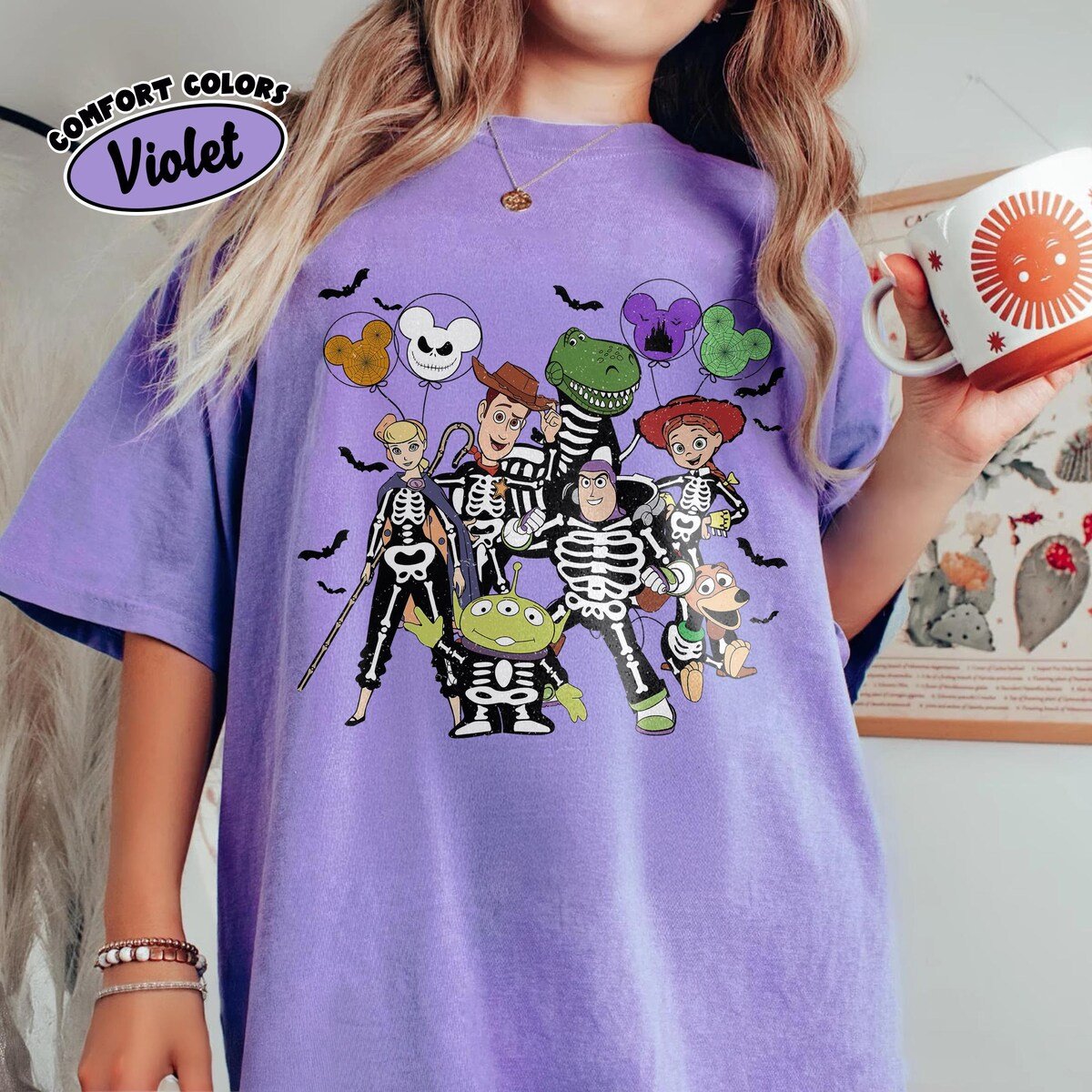Retro Toy Story Halloween Shirt Disney Pixar Mummy Tee