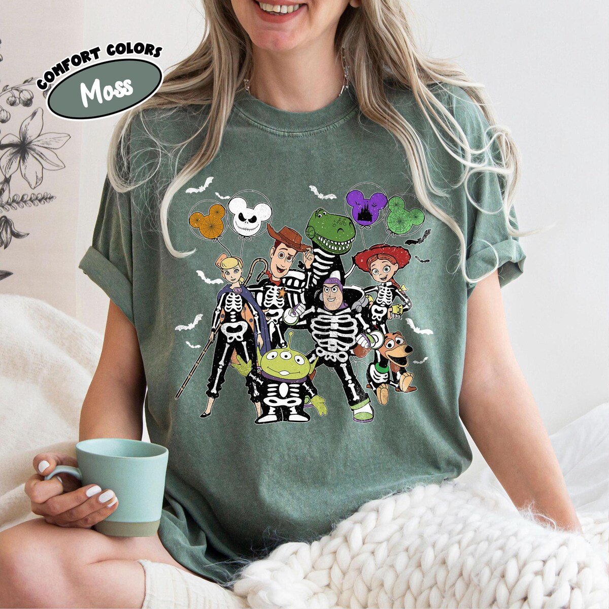 Retro Toy Story Halloween Shirt Disney Pixar Mummy Tee