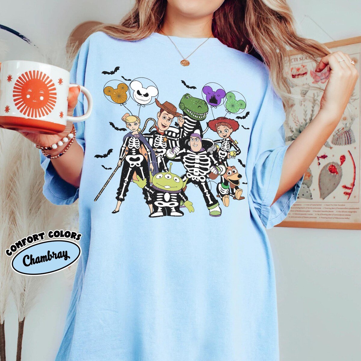 Retro Toy Story Halloween Shirt Disney Pixar Mummy Tee