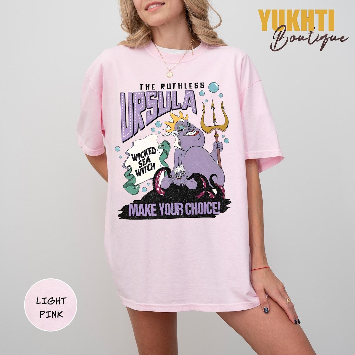 Retro Ursula Sea Witch Shirt Disney Villain Tee Little Mermaid Gift