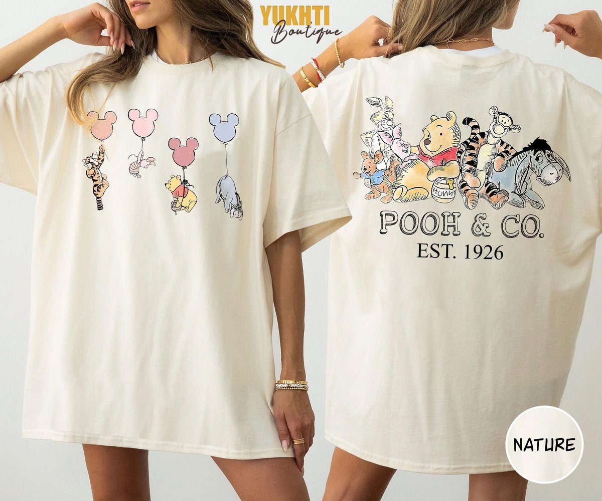 Retro Winnie The Pooh Shirt Disney Classic Family Tee