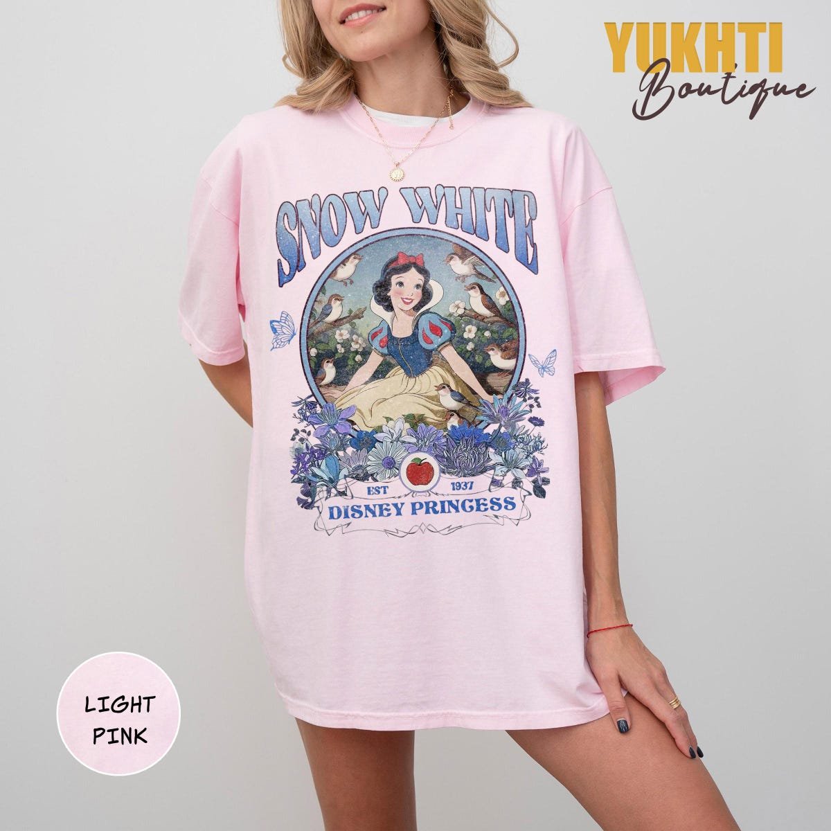 Snow White Princess Retro Shirt Disney Girls Trip Disneyland Tee