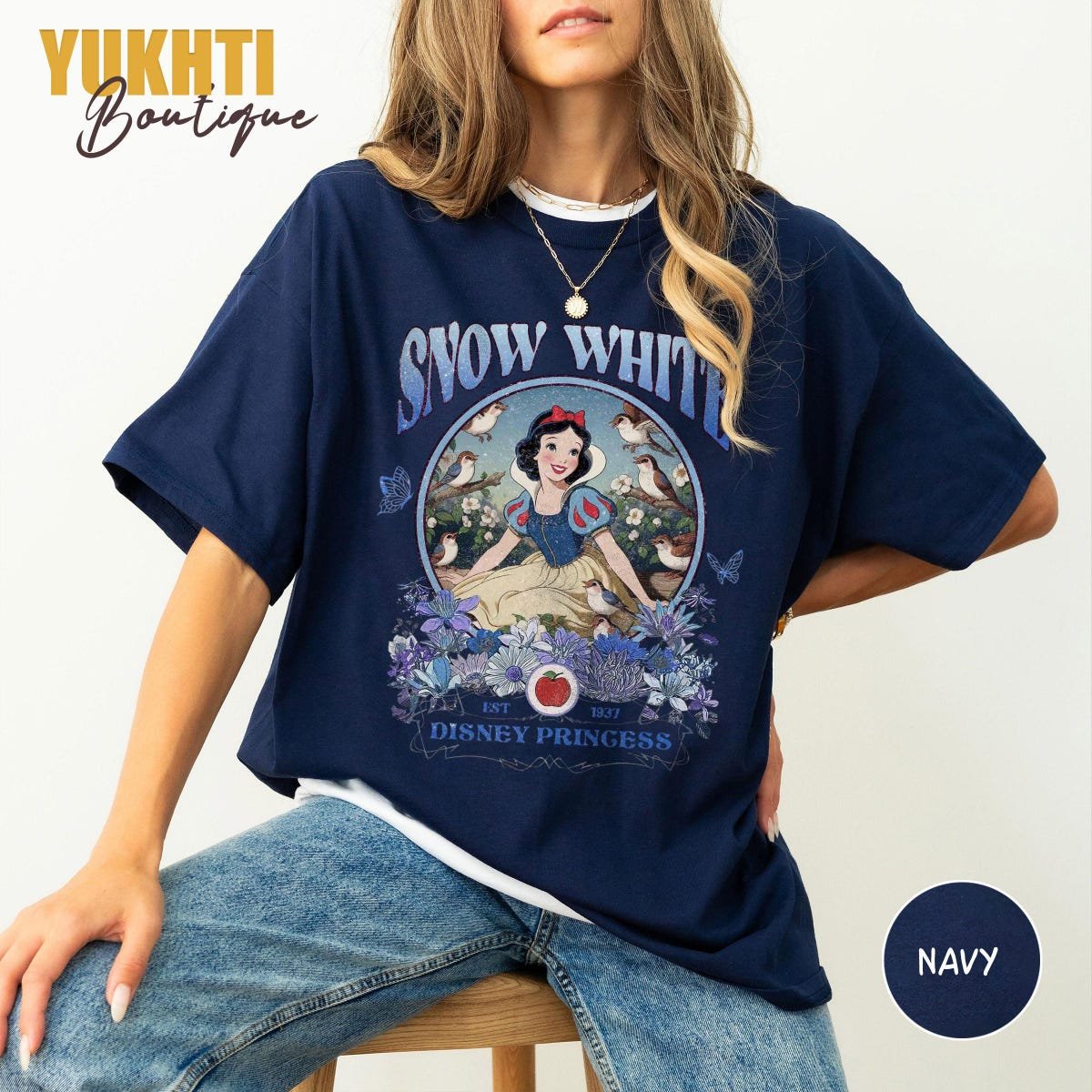 Snow White Princess Retro Shirt Disney Girls Trip Disneyland Tee