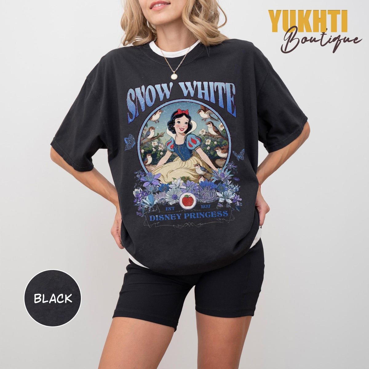 Snow White Princess Retro Shirt Disney Girls Trip Disneyland Tee