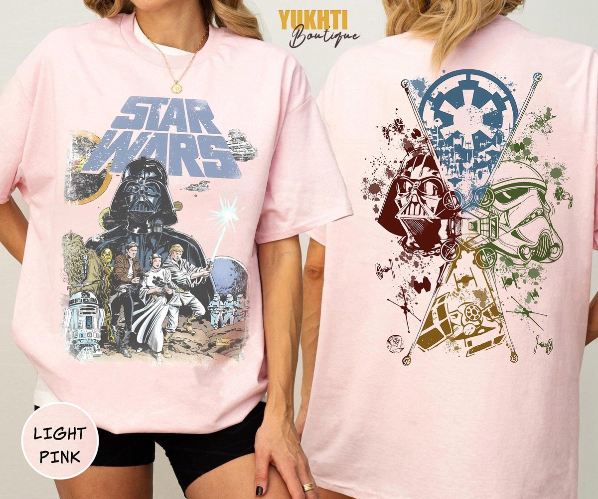 Star Wars Vintage Disney Shirt Unisex Disneyland Family Tee