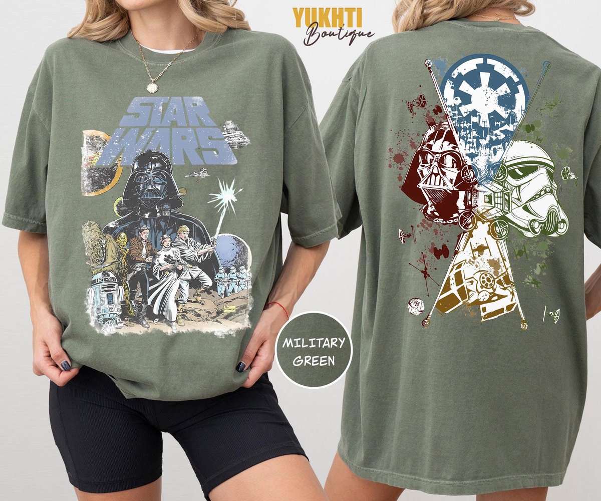 Star Wars Vintage Disney Shirt Unisex Disneyland Family Tee
