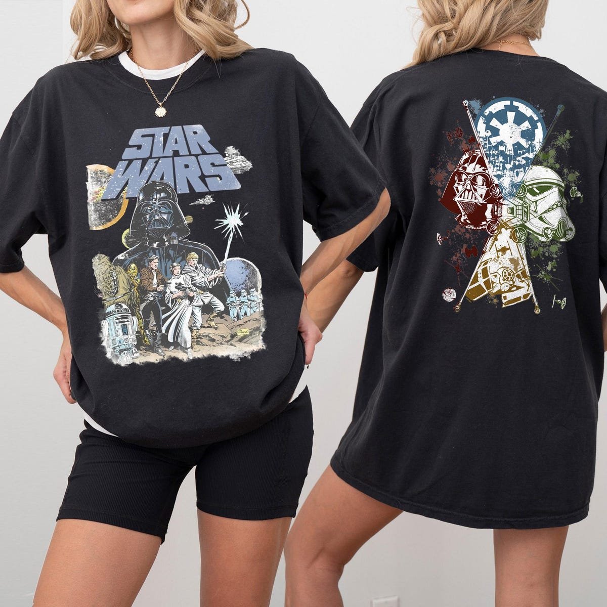 Star Wars Vintage Disney Shirt Unisex Disneyland Family Tee