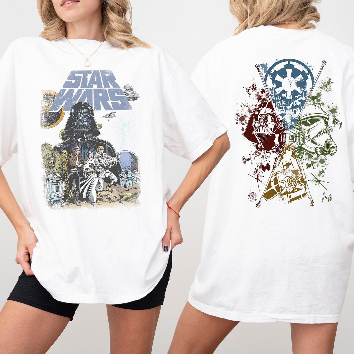 Star Wars Vintage Disney Shirt Unisex Disneyland Family Tee