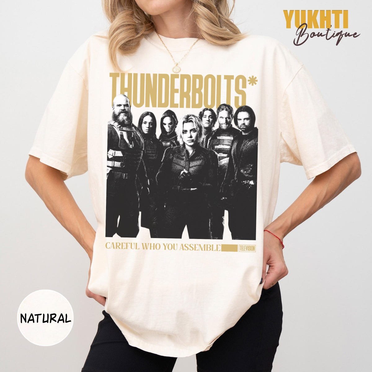 Thunderbolts Marvel T-Shirt Unisex Trending Gift Florence Pugh Tee