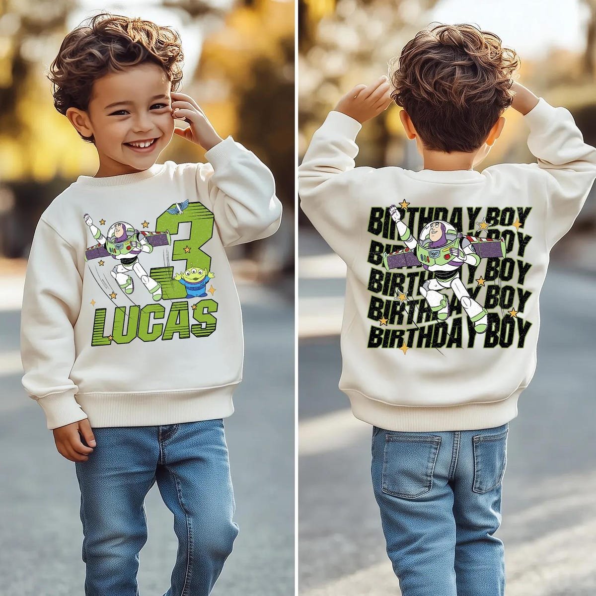Toy Story Birthday Shirt Buzz Lightyear Woody Personalized Family Tee