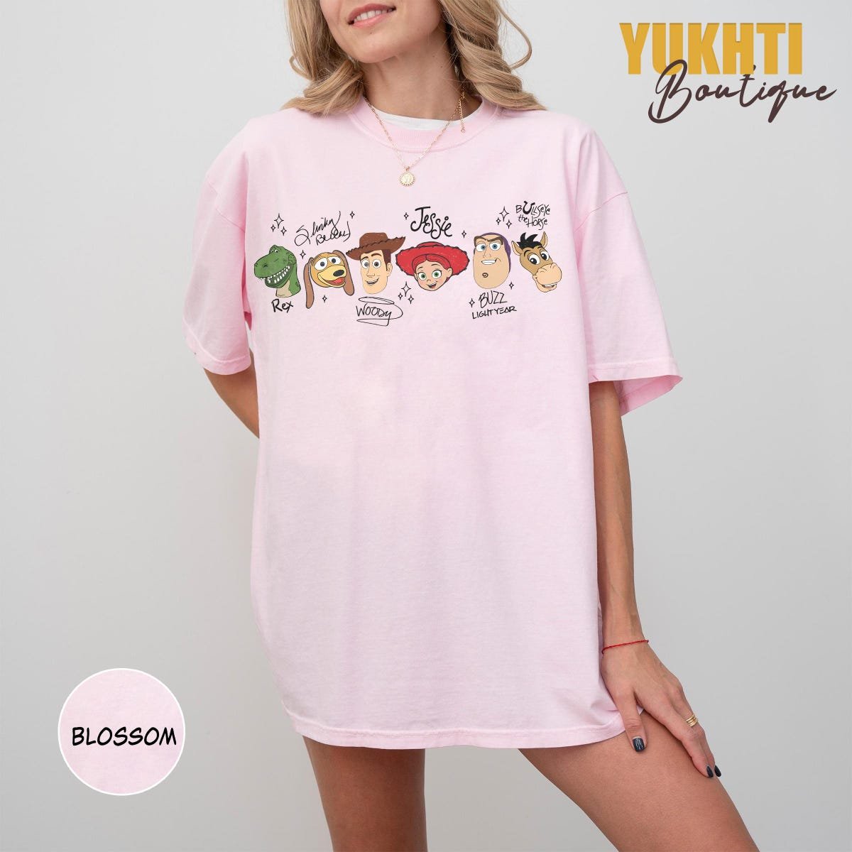 Toy Story Characters Shirt Retro Disney Comfort Colors Disneyland