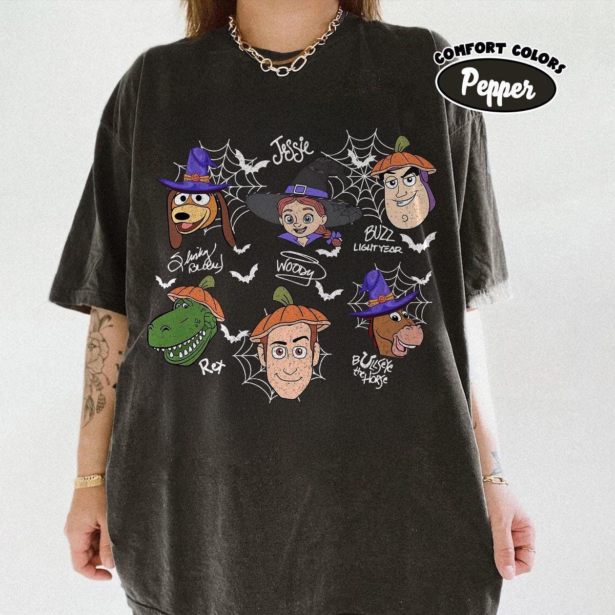 Toy Story Halloween Shirt Retro Disney Buzz Woody Jessie