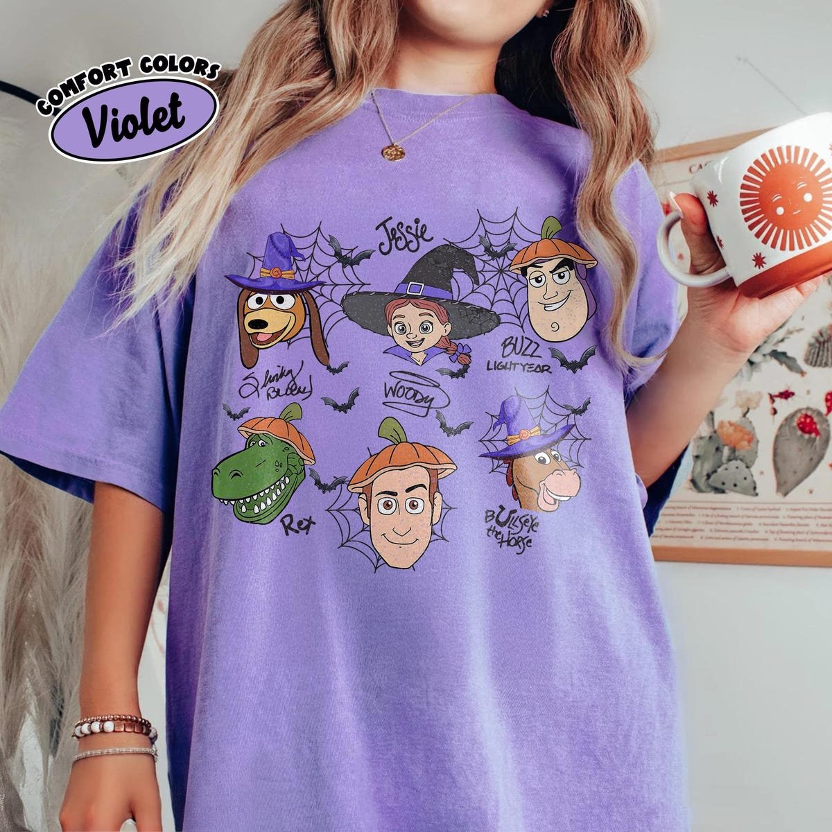Toy Story Halloween Shirt Retro Disney Buzz Woody Jessie