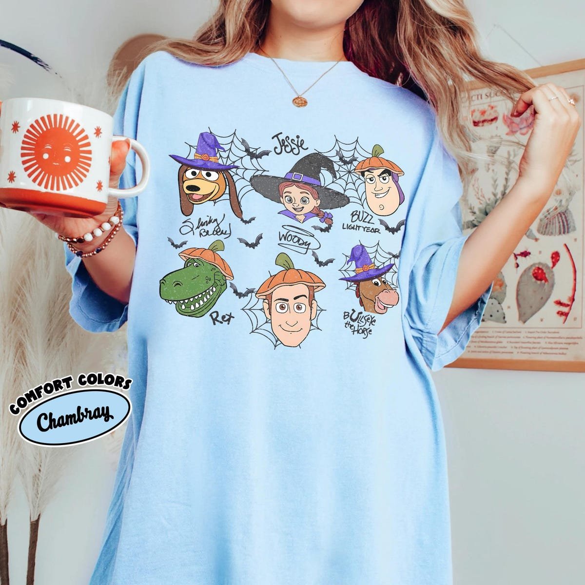 Toy Story Halloween Shirt Retro Disney Buzz Woody Jessie