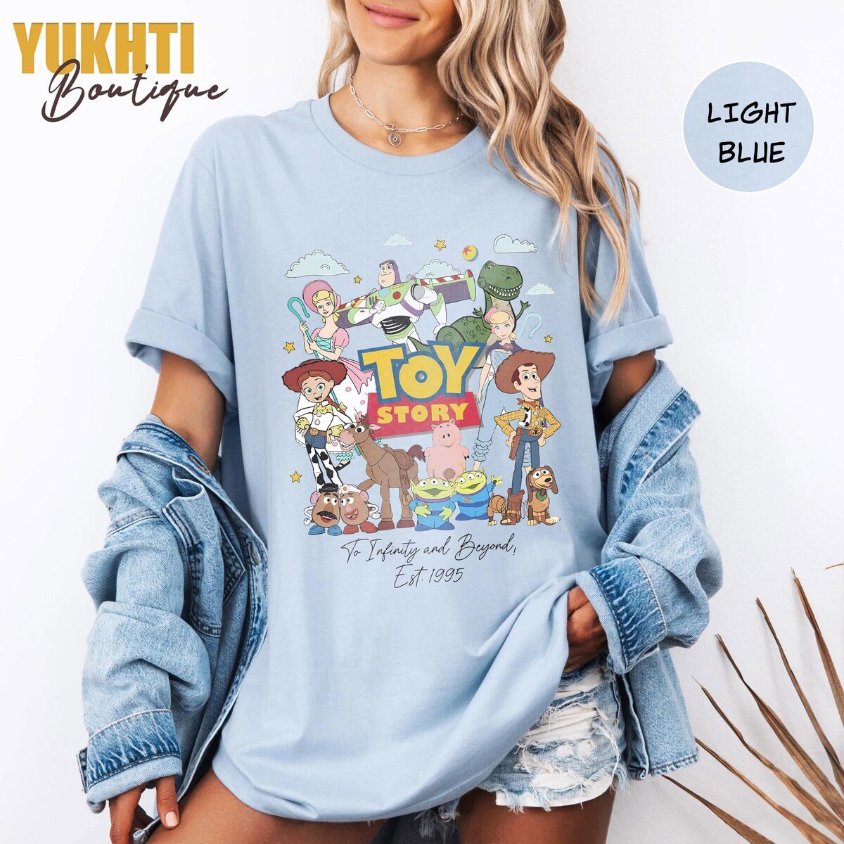 Toy Story Shirt Retro Disney To Infinity and Beyond Birthday Tee