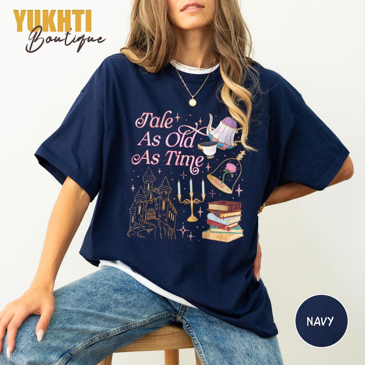 Vintage Beauty And The Beast Shirt Disney Princess Belle Tee