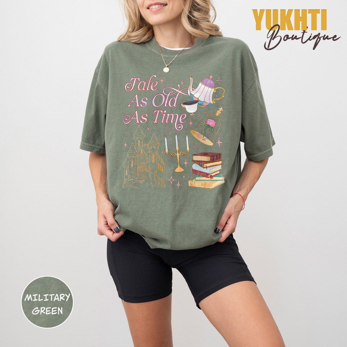 Vintage Beauty And The Beast Shirt Disney Princess Belle Tee