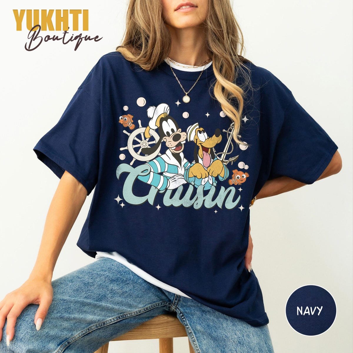 Vintage Disney Cruise Shirts Mickey Friends Family Vacation Tee