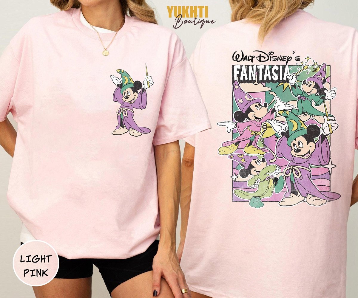 Vintage Disney Fantasia Mickey Mouse Sorcerer Shirt