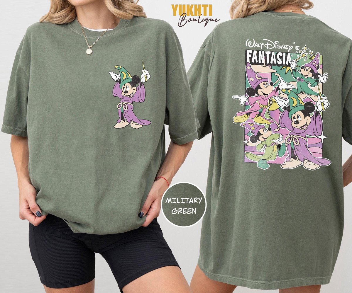 Vintage Disney Fantasia Mickey Mouse Sorcerer Shirt