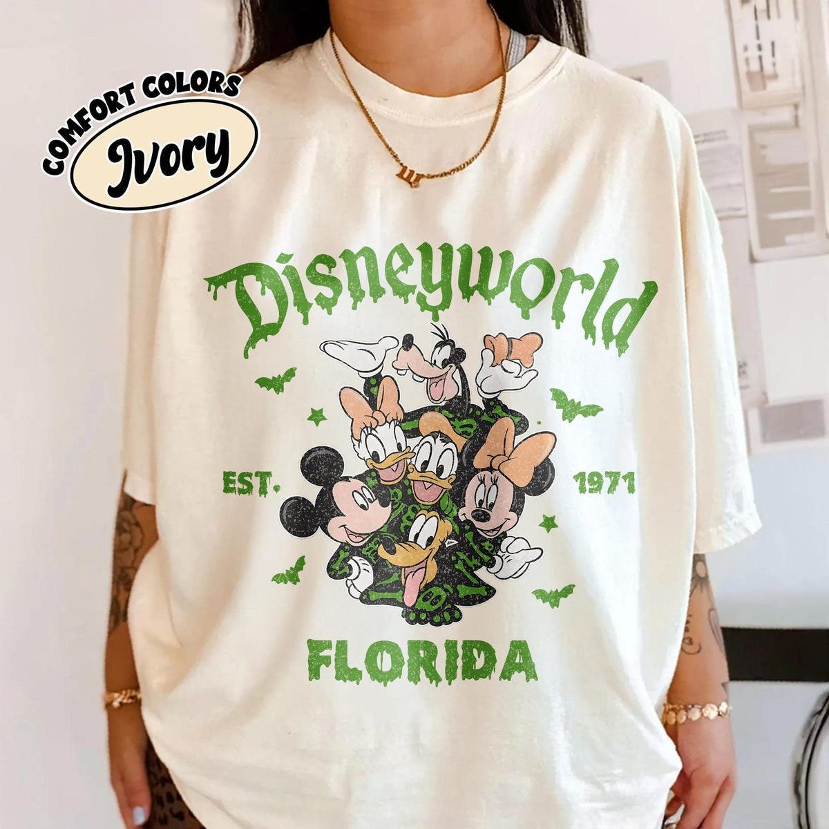 Vintage Disney Halloween Shirt Mickey Not So Scary Party 2025 Tee