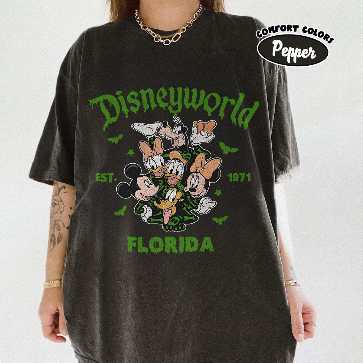 Vintage Disney Halloween Shirt Mickey Not So Scary Party 2025 Tee