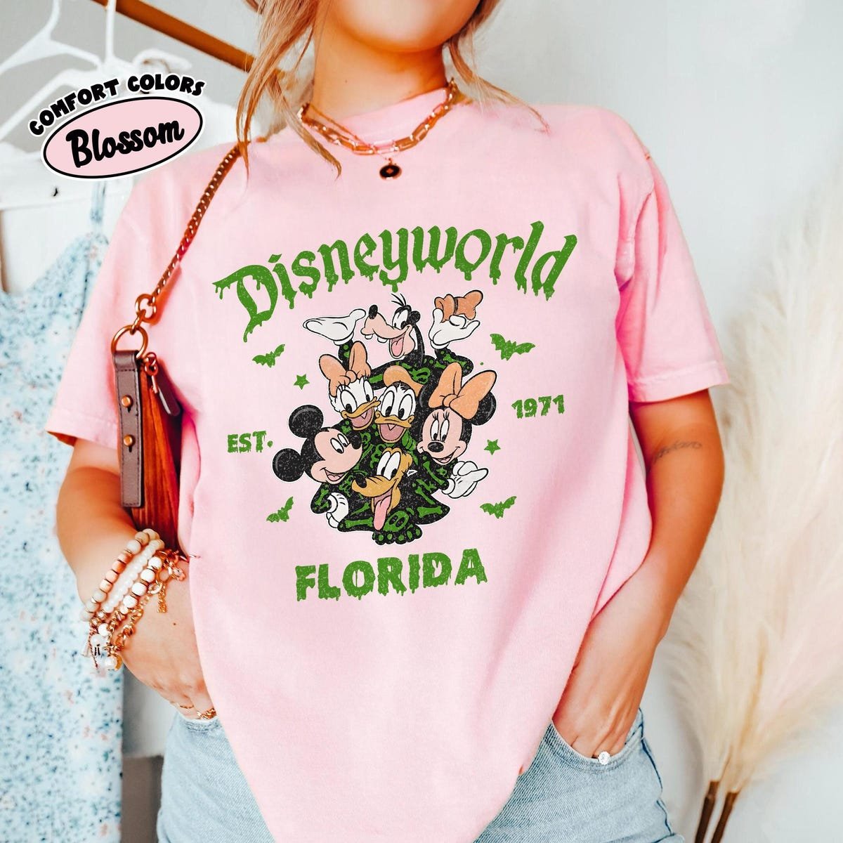Vintage Disney Halloween Shirt Mickey Not So Scary Party 2025 Tee