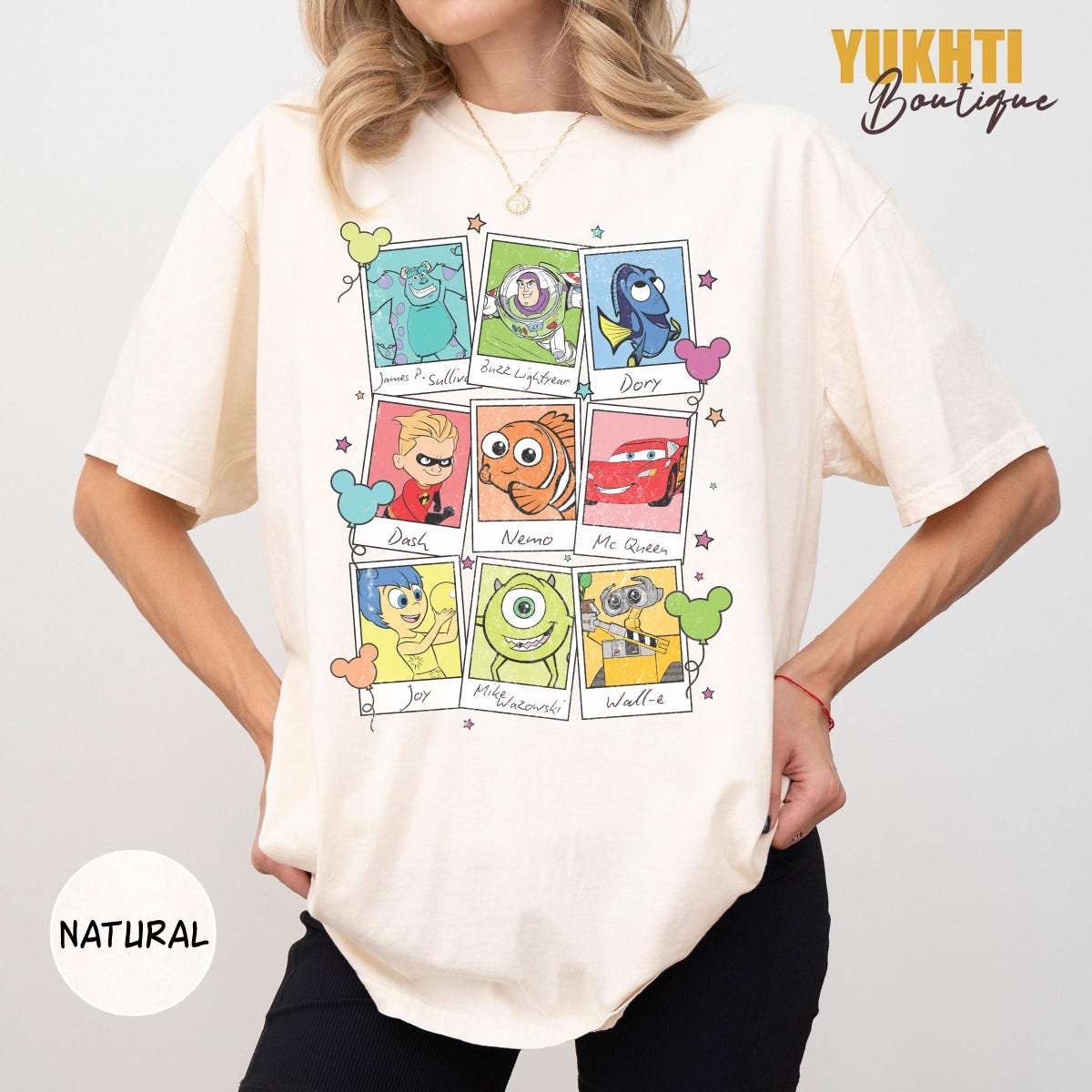Vintage Disney Pixar Shirts McQueen Tee for Disneyland Pixar Fest 2025