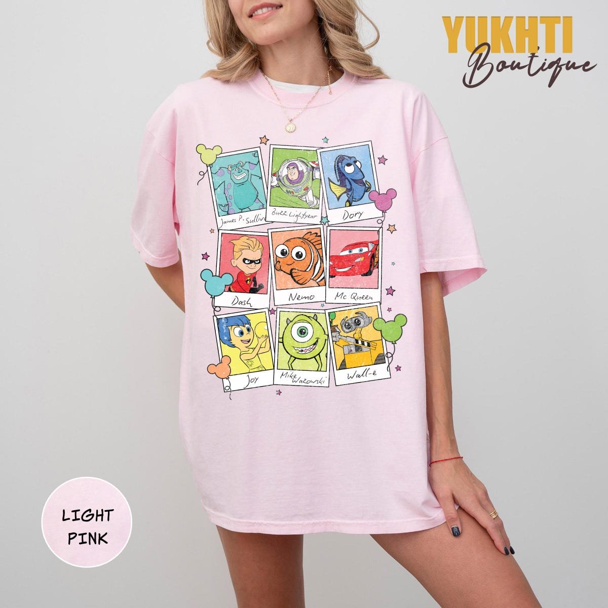 Vintage Disney Pixar Shirts McQueen Tee for Disneyland Pixar Fest 2025