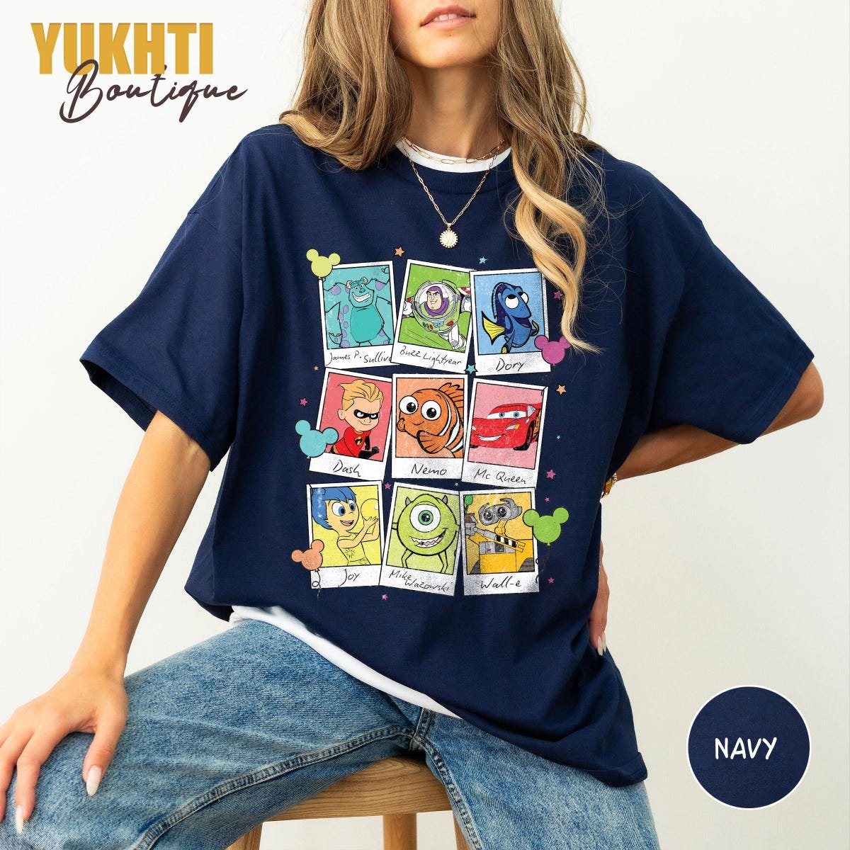 Vintage Disney Pixar Shirts McQueen Tee for Disneyland Pixar Fest 2025