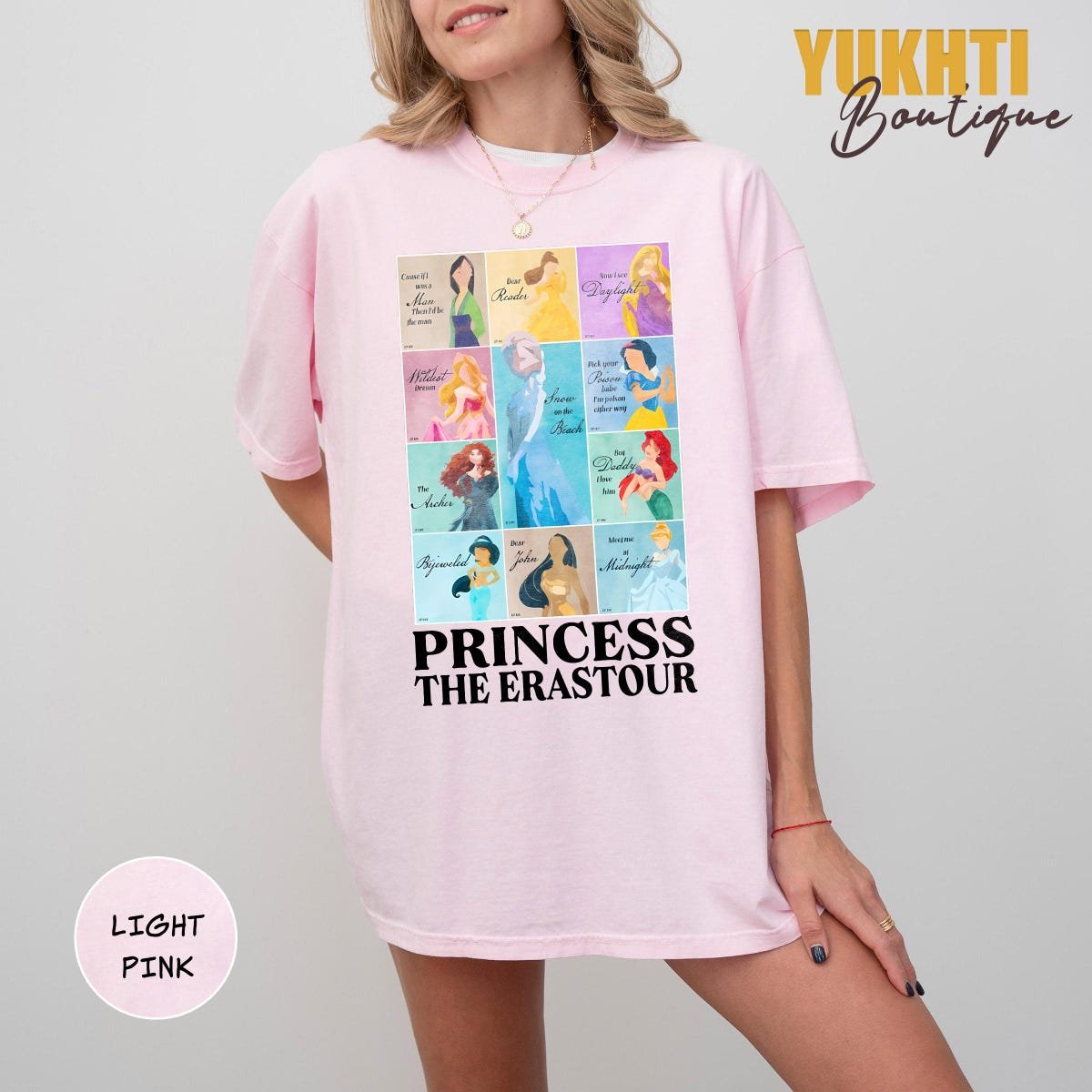 Vintage Disney Princess Shirt Ariel Cinderella Disneyland Trip