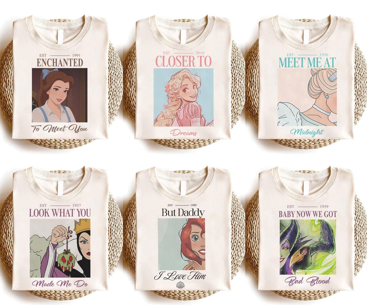 Vintage Disney Princess Shirts Cinderella Midnight Tee Walt Disney Parks