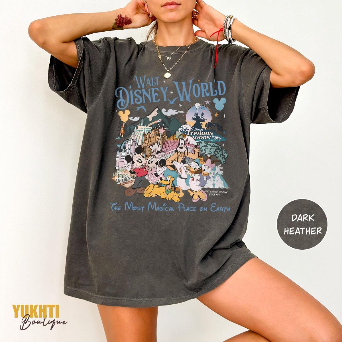 Vintage Disney World Shirts Retro 90s Mickey Friends Disney Vacation 2025