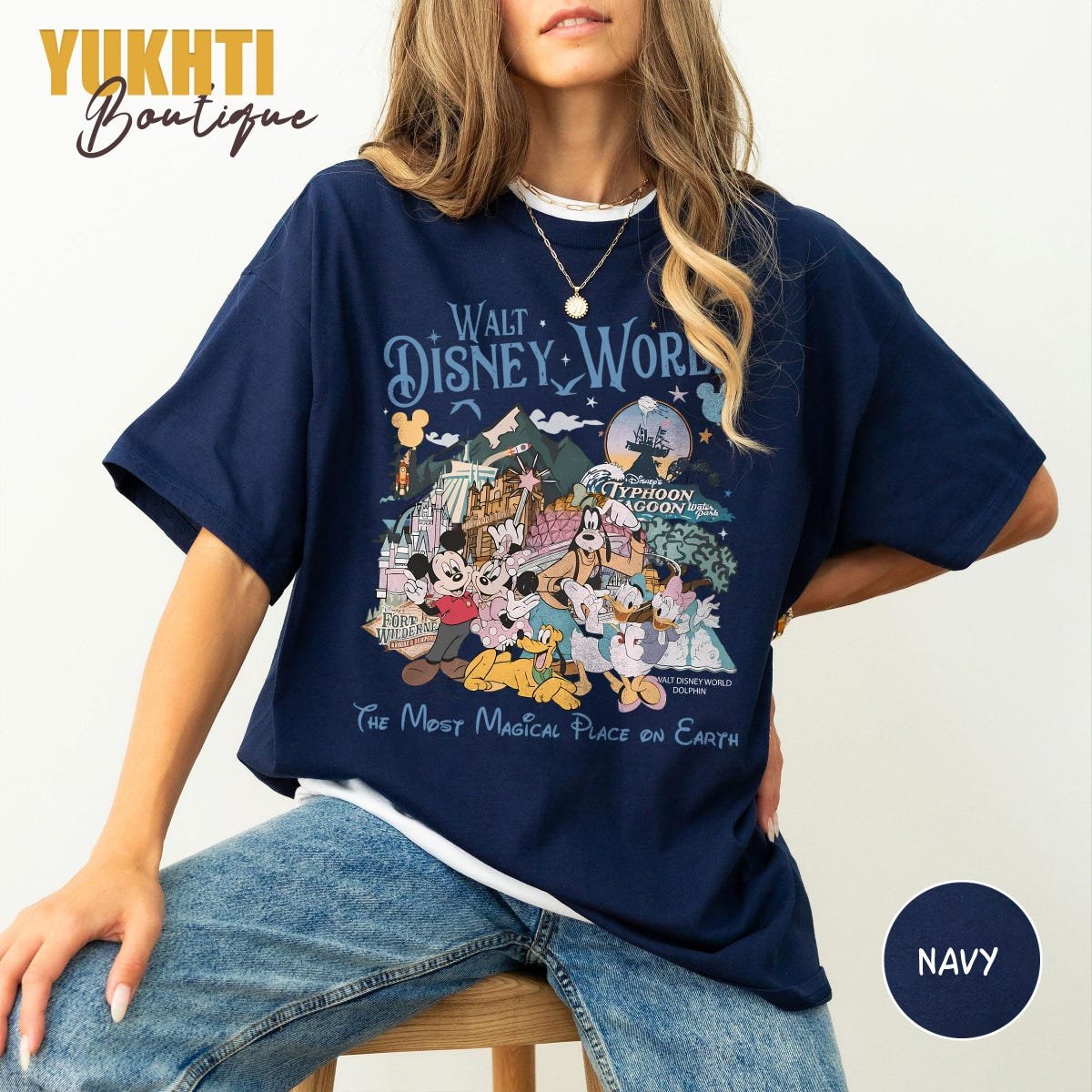 Vintage Disney World Shirts Retro 90s Mickey Friends Disney Vacation 2025