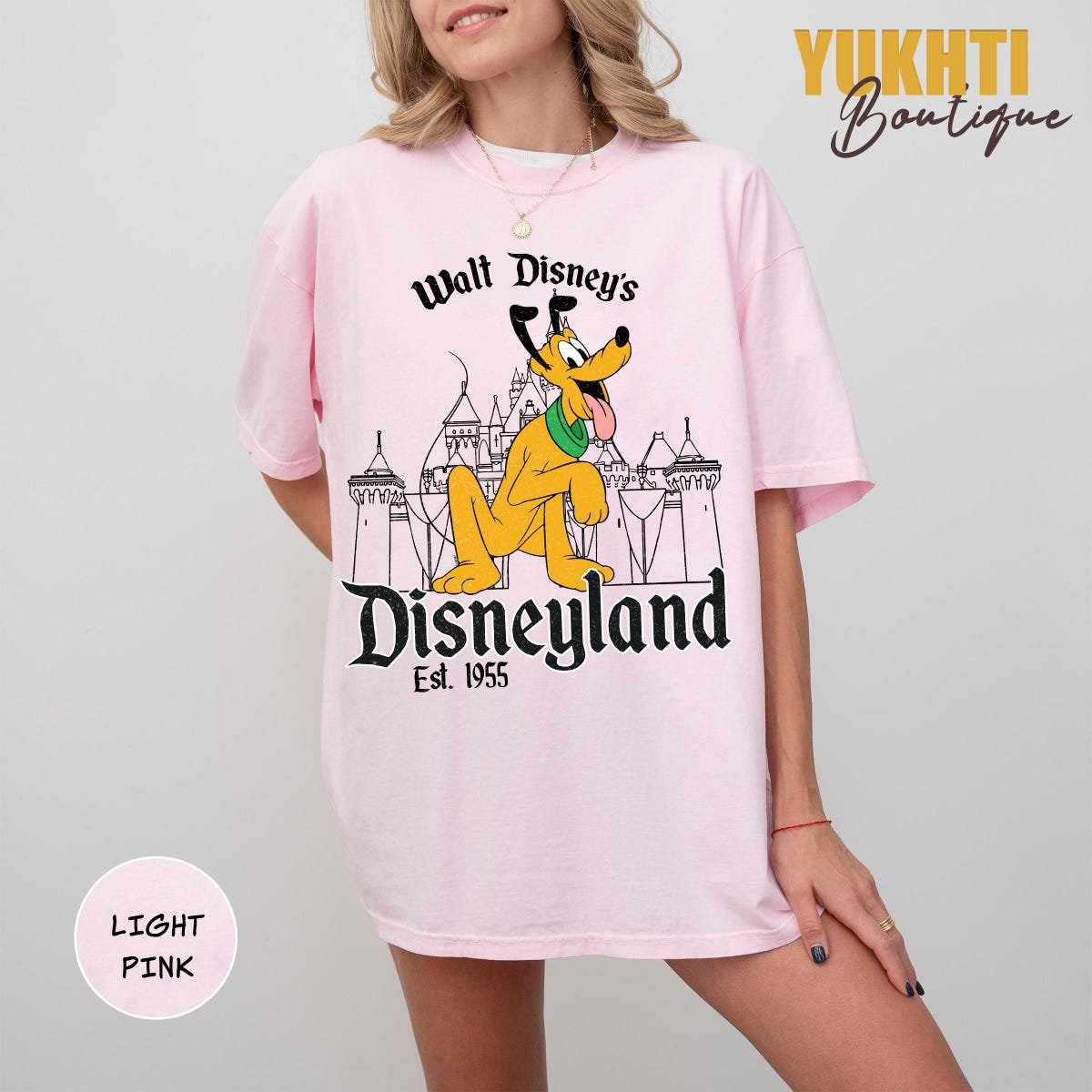Vintage Disneyland Shirt Disney Character Tee Family Vacation 1955