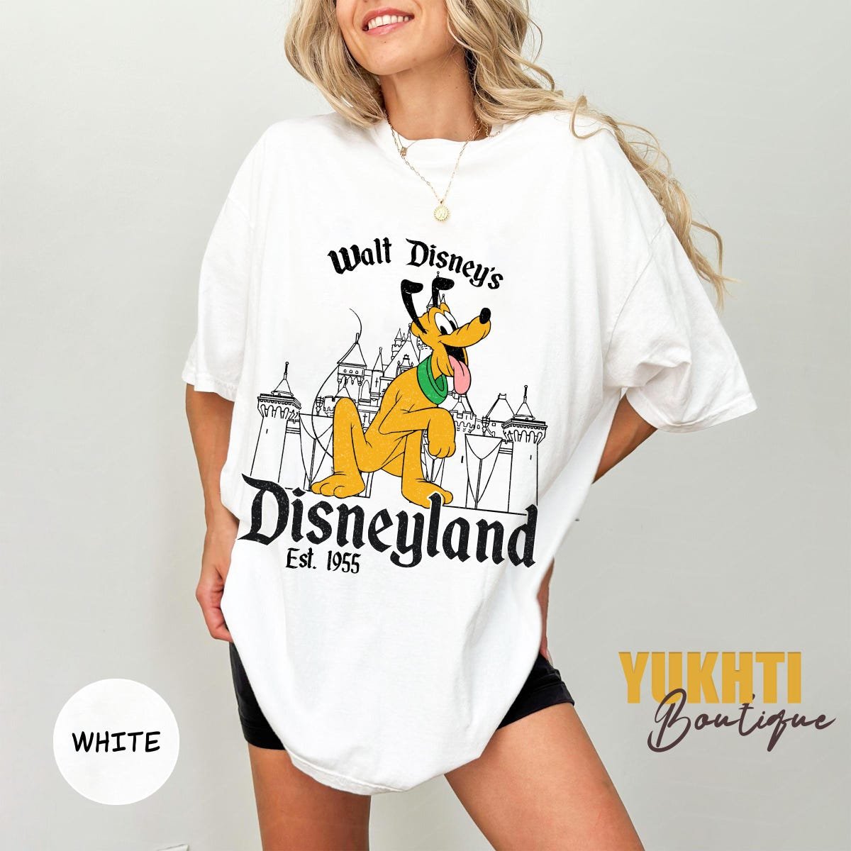 Vintage Disneyland Shirt Disney Character Tee Family Vacation 1955