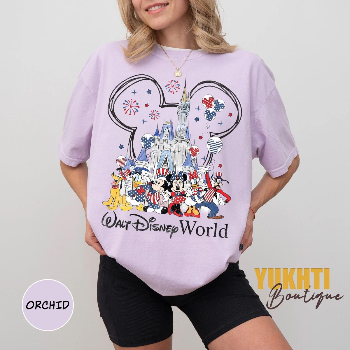 Vintage Mickey 4th of July Shirt Disney Patriotic Tee Independence Day