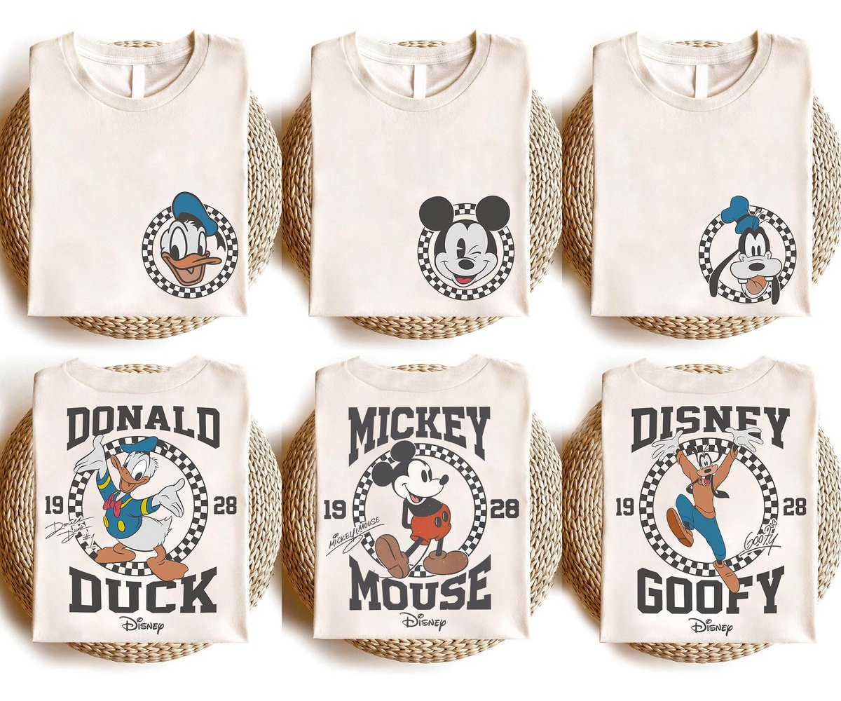 Vintage Mickey Disney Shirt Retro Family Vacation Tee 2025